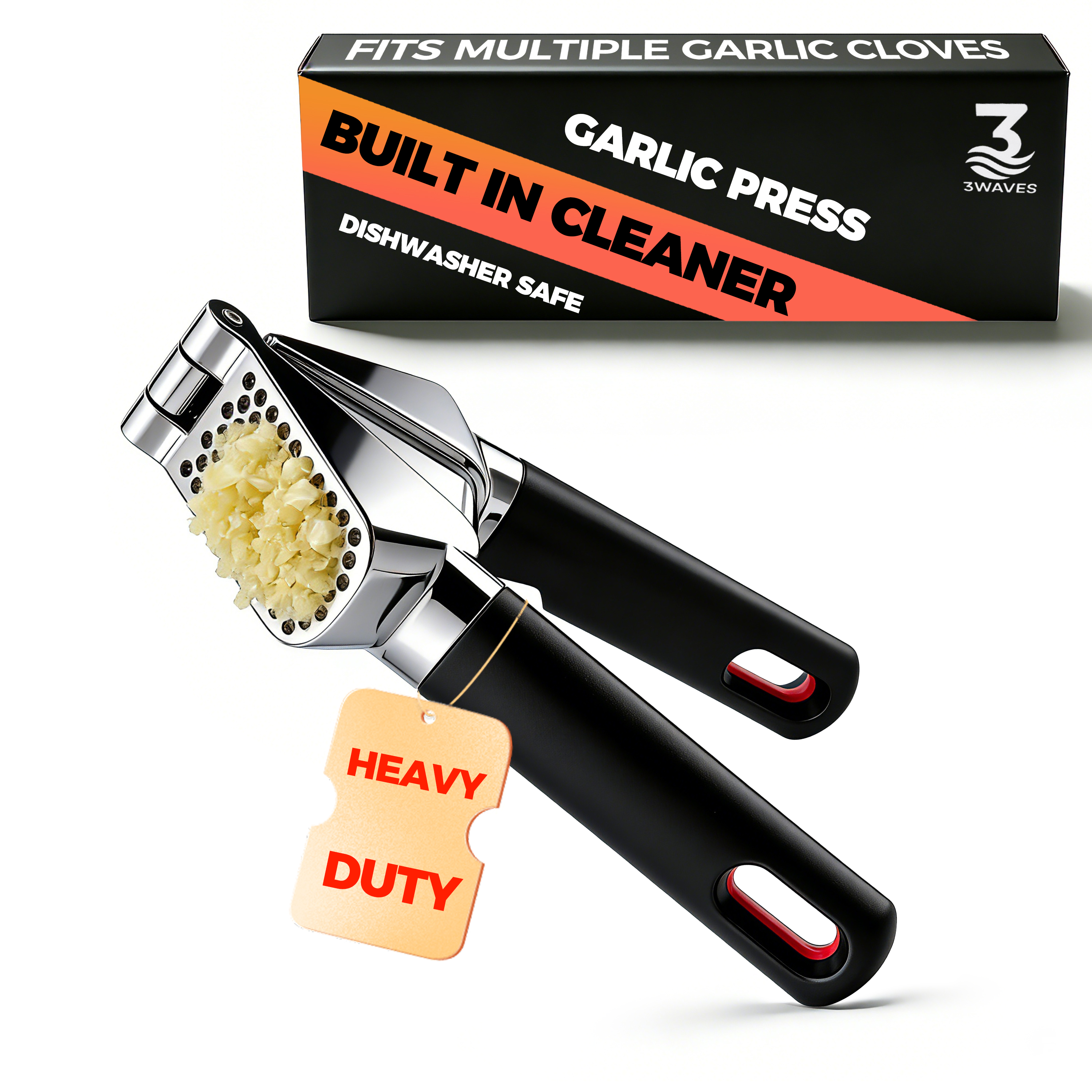 3WAVES Garlic Press product view
